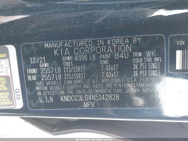 KIA Niro Ev Ex 2022 KNDCC3LG4N5142828 Image 9