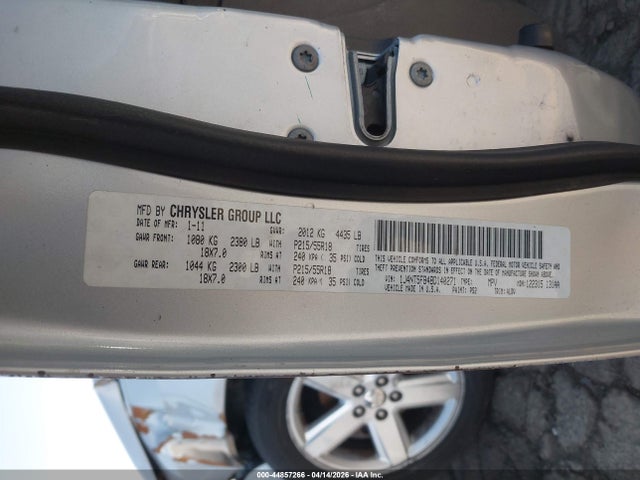 2011 Jeep Compass Limited მანქანა იყიდება აუქციონზე, vin: 1J4NT5FB4BD140271, აუქციონის ნომერი: 44857266