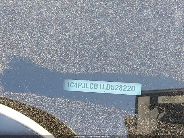 2020 Jeep Cherokee Latitude Fwd მანქანა იყიდება აუქციონზე, vin: 1C4PJLCB1LD528220, აუქციონის ნომერი: 44857311