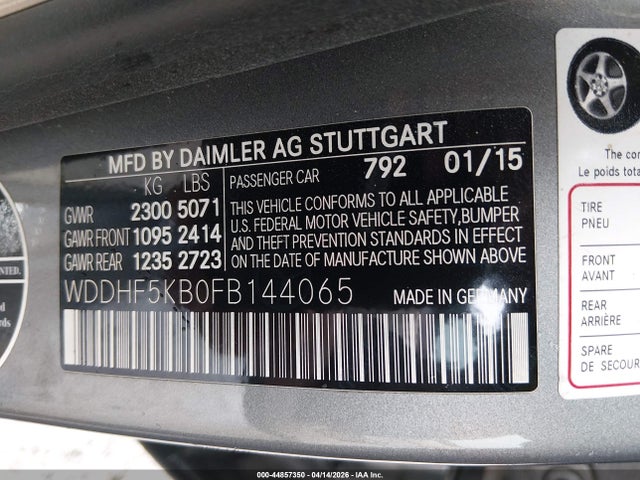2015 MERCEDES-BENZ E 350 WDDHF5KB0FB144065 Photo 8