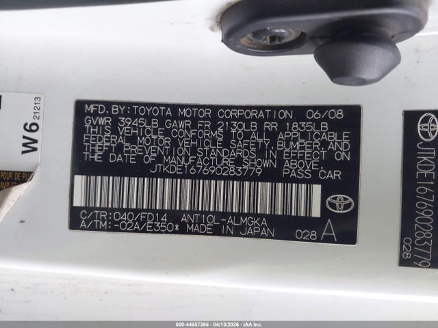 2009 SCION TC JTKDE167690283779 Photo 8