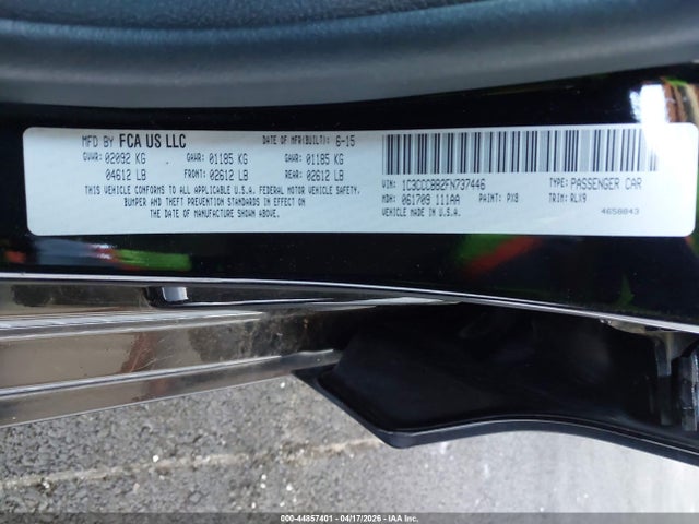Chrysler 200 S 2015 1C3CCCBB2FN737446 Image 9