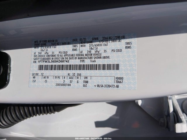 1FTFW3L56SKD68742 Ford F-150 Xlt