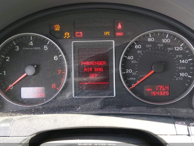 Aukcja sprzedaży 2006 Audi A4 2.0t, vin: WAUAF78E26A046778, numer aukcji: 44857461