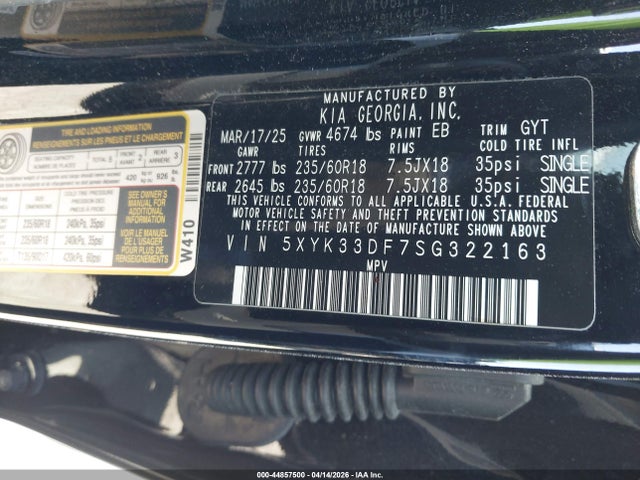 KIA Sportage Ex 2025 5XYK33DF7SG322163 Image 9