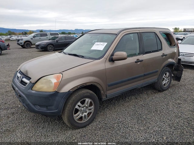 2002 Honda Cr-v Ex მანქანა იყიდება აუქციონზე, vin: SHSRD78832U006581, აუქციონის ნომერი: 44857532
