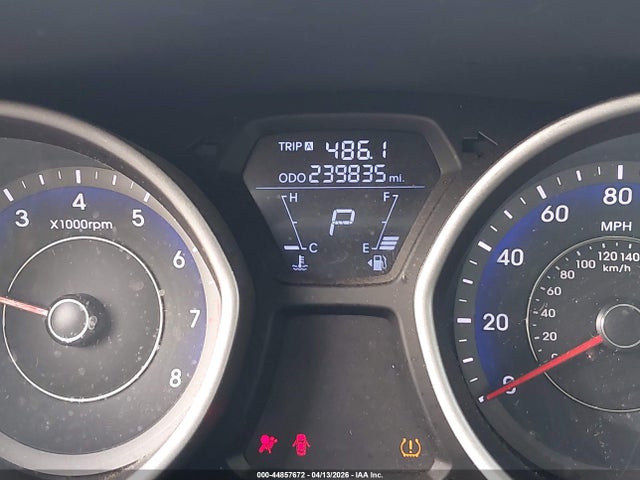 2011 HYUNDAI ELANTRA KMHDH4AEXBU149874 Photo 6
