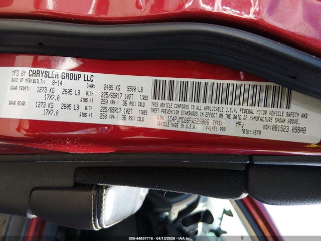 2015 JEEP CHEROKEE 1C4PJMCB6FW529006 Photo 8