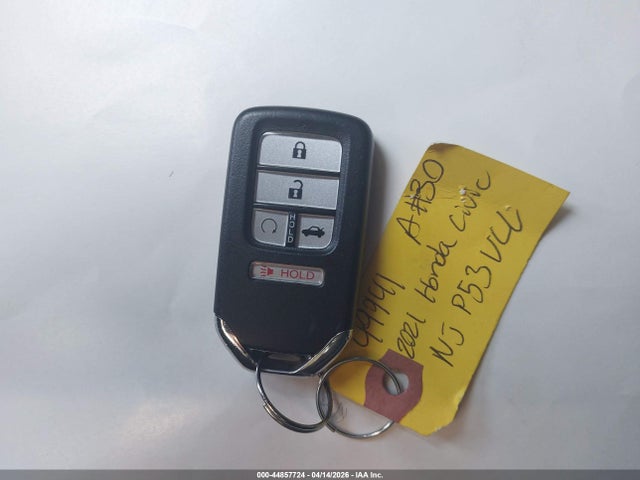 44857724 :رقم المزاد ، 19XFC1F78ME209303 vin ، 2021 Honda Civic Ex-l مزاد بيع