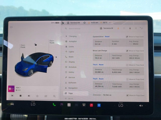 Продаж на аукціоні авто 2018 Tesla Model 3 Long Range/mid Range, vin: 5YJ3E1EA5JF108963, номер лоту: 44857769