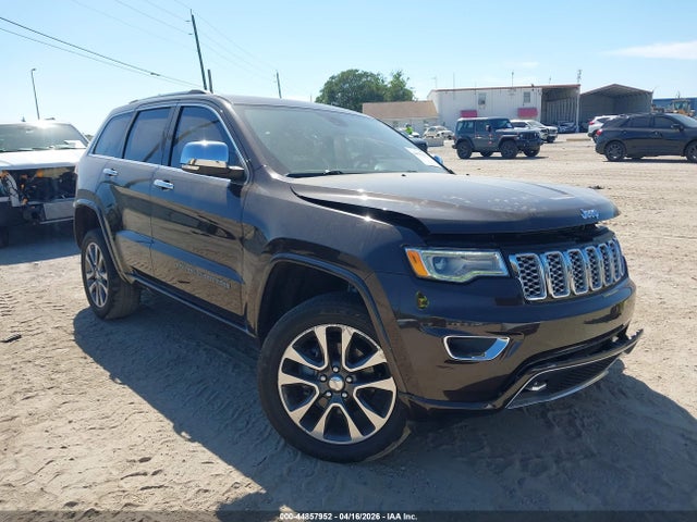 44857952 :رقم المزاد ، 1C4RJFCG0HC802106 vin ، 2017 Jeep Grand Cherokee Overland 4x4 مزاد بيع