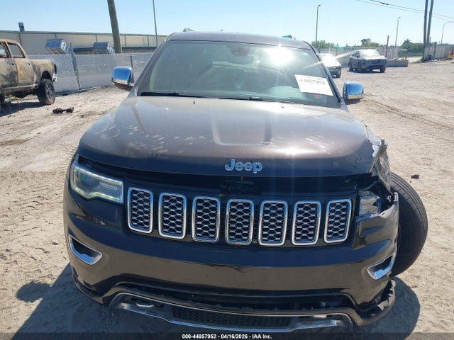 2017 Jeep Grand Cherokee Overland 4x4 მანქანა იყიდება აუქციონზე, vin: 1C4RJFCG0HC802106, აუქციონის ნომერი: 44857952