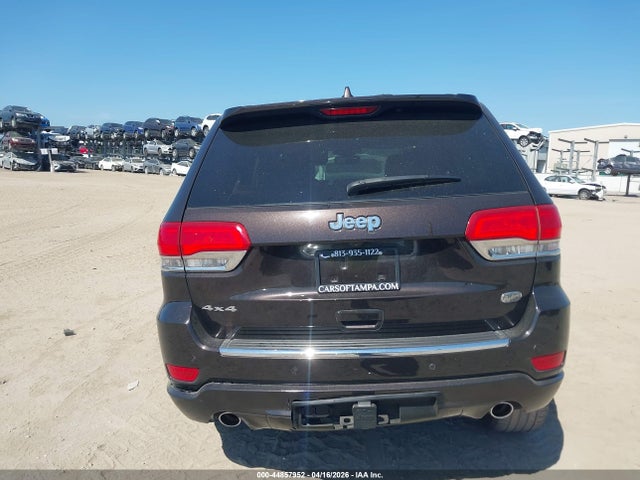 2017 Jeep Grand Cherokee Overland 4x4 მანქანა იყიდება აუქციონზე, vin: 1C4RJFCG0HC802106, აუქციონის ნომერი: 44857952