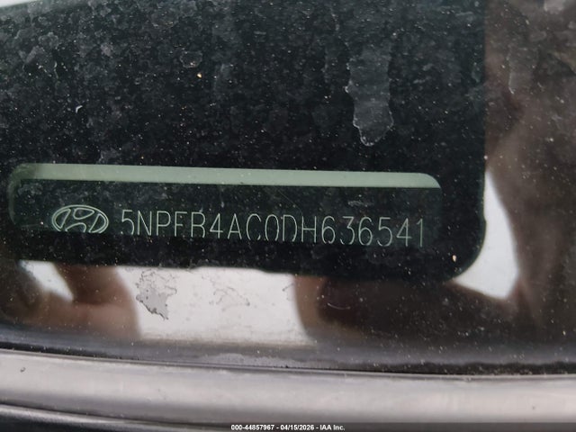 Aukcja sprzedaży 2013 Hyundai Sonata Gls, vin: 5NPEB4AC0DH636541, numer aukcji: 44857967