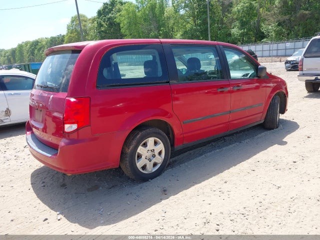 Продаж на аукціоні авто 2012 Dodge Grand Caravan Se/avp, vin: 2C4RDGBG2CR406984, номер лоту: 44858216