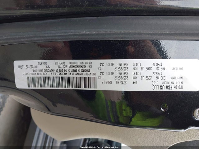 44858493 :رقم المزاد ، 2C4RDGBGXFR641573 vin ، 2015 Dodge Grand Caravan American Value Pkg مزاد بيع