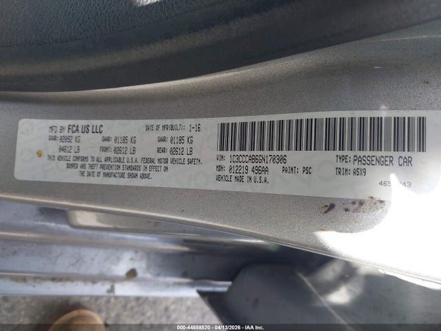 2016 CHRYSLER 200 1C3CCCAB6GN170306 Photo 8