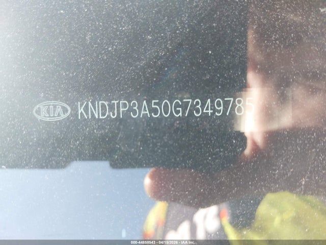 44858543 :رقم المزاد ، KNDJP3A50G7349785 vin ، 2016 Kia Soul + مزاد بيع