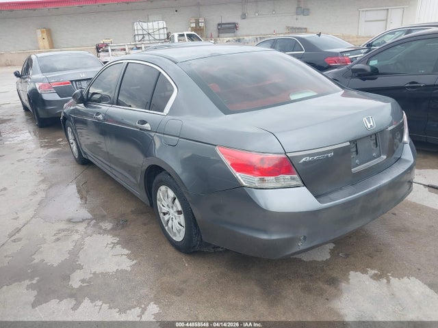 44858548 :رقم المزاد ، 1HGCP26319A110344 vin ، 2009 Honda Accord 2.4 Lx مزاد بيع