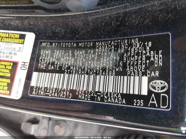 Toyota COROLLA SE 2019 2T1BURHE1KC164688 Image 9