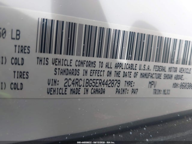 2014 CHRYSLER TOWN & COUNTRY 2C4RC1BG5ER442879 Photo 8