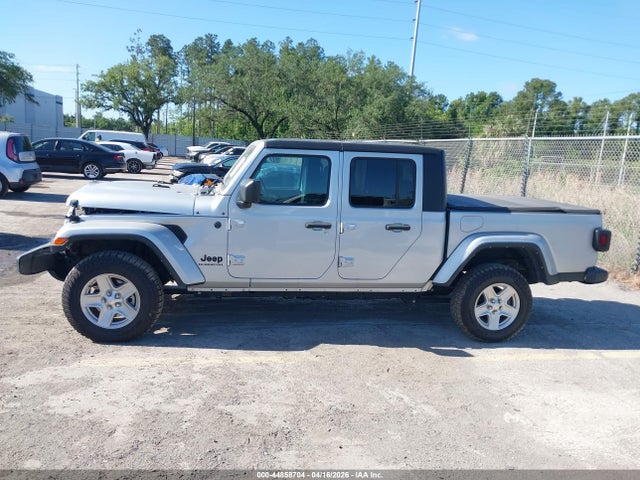 44858704 :رقم المزاد ، 1C6JJTAM5NL125397 vin ، 2022 Jeep Gladiator Sport S 4x4 مزاد بيع