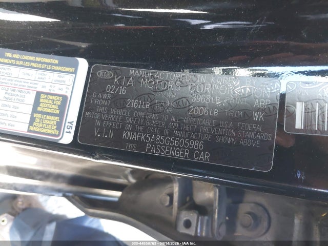 KIA FORTE LX 2016 KNAFK5A85G5605986 Image 9