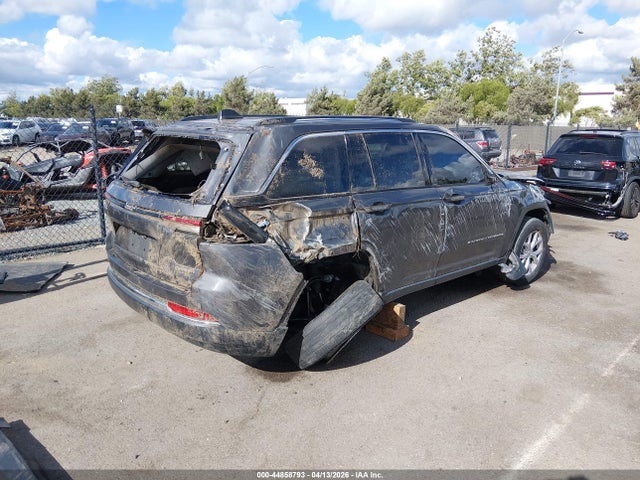Aukcja sprzedaży 2022 Jeep Grand Cherokee Limited 4x2, vin: 1C4RJGBG3N8599007, numer aukcji: 44858793