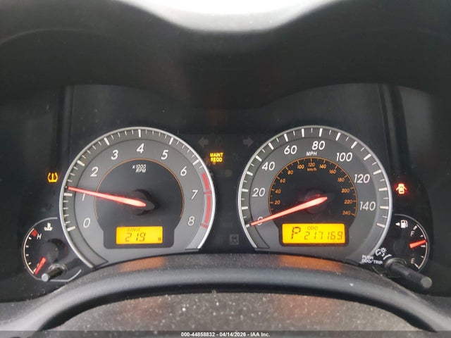 44858832 :رقم المزاد ، 1NXBU4EE6AZ311818 vin ، 2010 Toyota Corolla S مزاد بيع