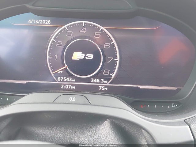 Aukcja sprzedaży 2018 Audi S3 2.0t Premium Plus/2.0t Tech Premium Plus, vin: WAUB1GFF9J1026471, numer aukcji: 44858863