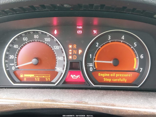 44859075 :رقم المزاد ، WBAHN83518DT85564 vin ، 2008 Bmw 750li مزاد بيع
