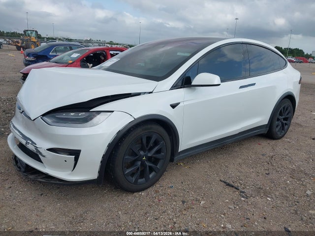 2022 Tesla Model X Dual Motor All-wheel Drive მანქანა იყიდება აუქციონზე, vin: 7SAXCAE55NF350848, აუქციონის ნომერი: 44859217
