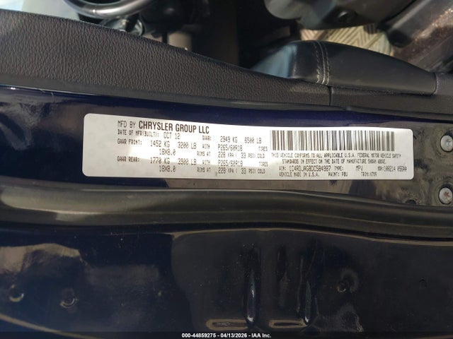 Aukcja sprzedaży 2013 Dodge Durango Sxt, vin: 1C4RDJAG8DC584987, numer aukcji: 44859275