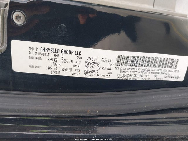 44859327 :رقم المزاد ، 2A4RR8DX9AR321586 vin ، 2010 Chrysler Town & Country Touring Plus مزاد بيع