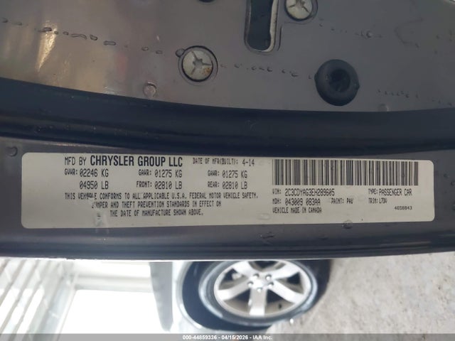 Продажа на аукционе авто 2014 Dodge Challenger Sxt, vin: 2C3CDYAG3EH289605, номер лота: 44859336