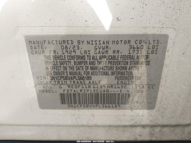 Nissan Kicks S Xtronic Cvt 2023 3N1CP5BV4PL566189 Image 9