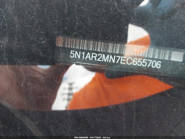 44859496 :رقم المزاد ، 5N1AR2MN7EC655706 vin ، 2014 Nissan Pathfinder S مزاد بيع