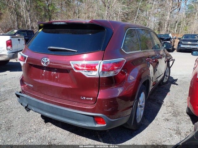 Продажа на аукционе авто 2015 Toyota Highlander Le V6, vin: 5TDBKRFH2FS126631, номер лота: 44859551