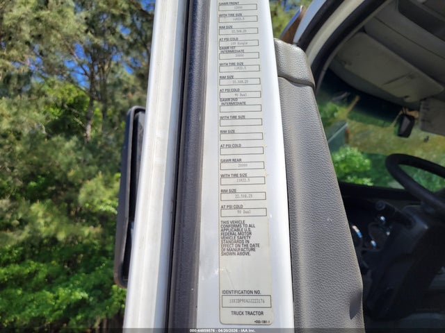 2018 Kenworth T880 მანქანა იყიდება აუქციონზე, vin: 1XKZDP9X4JJ223176, აუქციონის ნომერი: 44859576