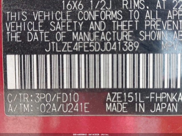 Продажа на аукционе авто 2013 Scion Xb, vin: JTLZE4FE5DJ041389, номер лота: 44859642