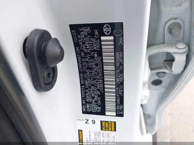 Продаж на аукціоні авто 2024 Toyota Corolla Hybrid Se, vin: JTDBCMFE9R3032290, номер лоту: 44859919
