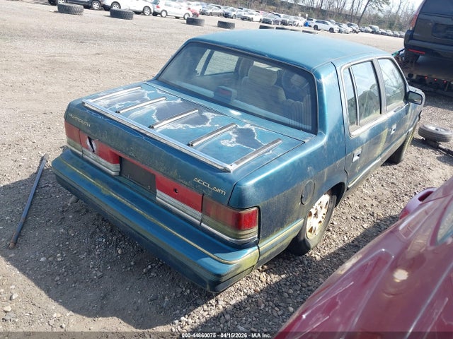 Продажа на аукционе авто 1993 Plymouth Acclaim, vin: 1P3XA46K1PF647185, номер лота: 44860075