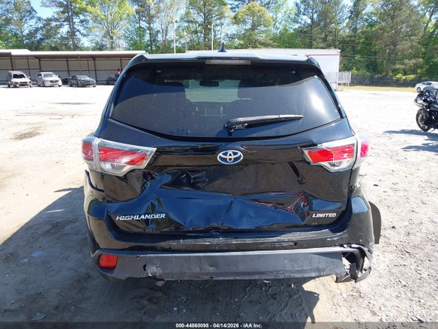 Продажа на аукционе авто 2015 Toyota Highlander Hybrid Limited, vin: 5TDDCRFH2FS010464, номер лота: 44860098