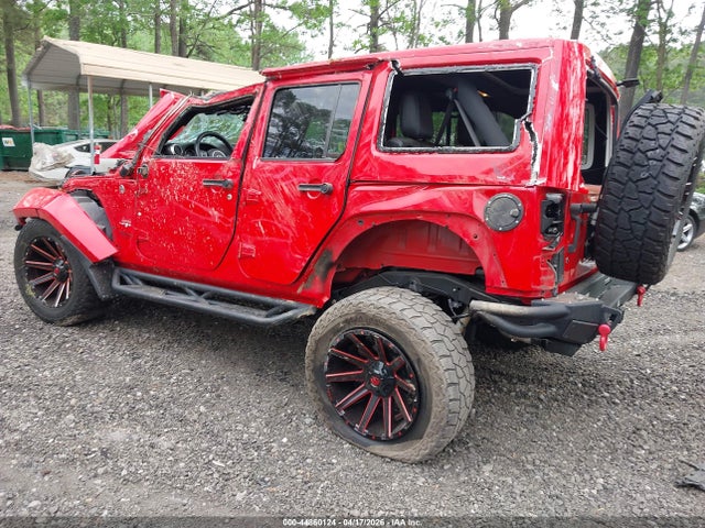 44860124 :رقم المزاد ، 1C4BJWEG1HL684761 vin ، 2017 Jeep Wrangler Unlimited Sahara 4x4 مزاد بيع