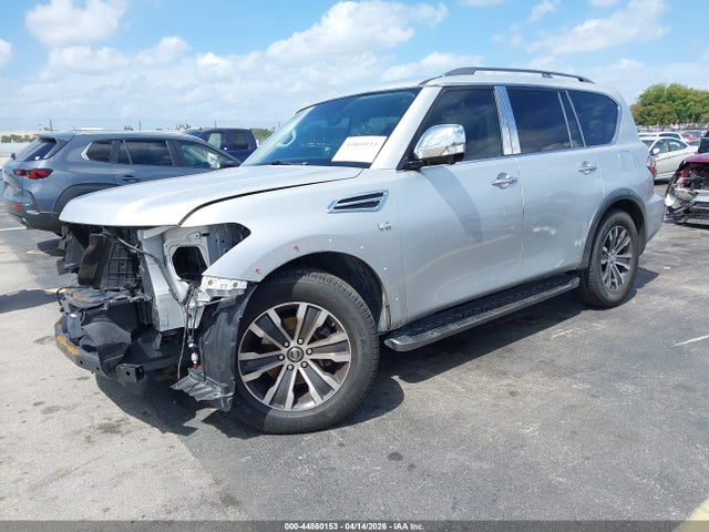 2020 Nissan Armada Sl 2wd მანქანა იყიდება აუქციონზე, vin: JN8AY2ND2LX015443, აუქციონის ნომერი: 44860153
