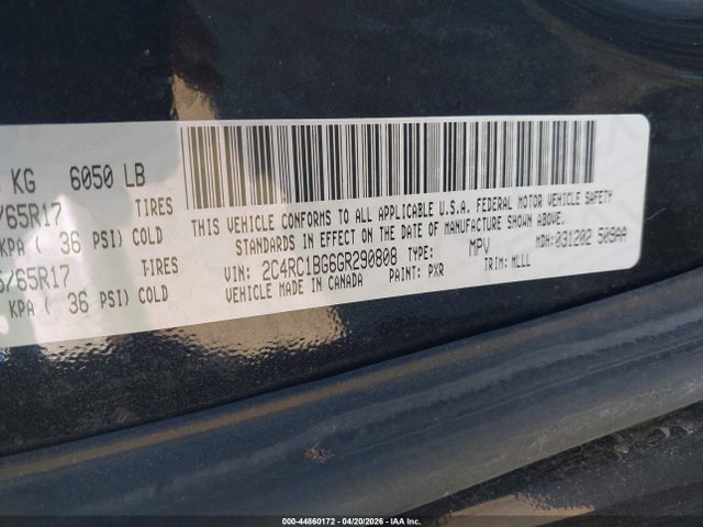 2016 CHRYSLER TOWN & COUNTRY 2C4RC1BG6GR290808 Photo 8