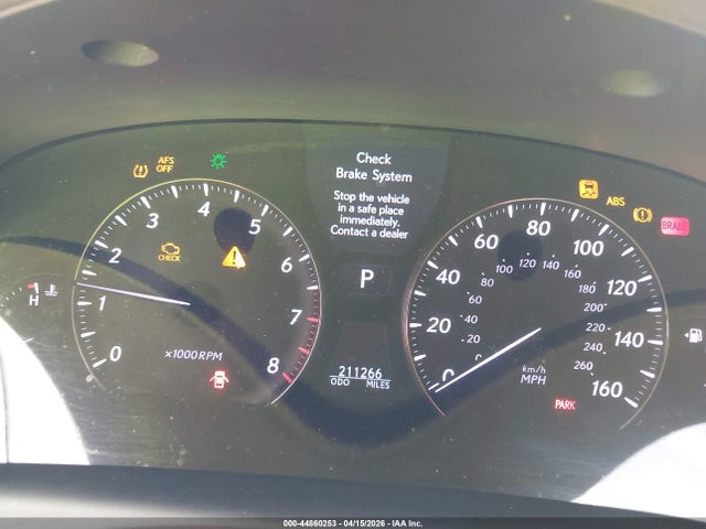 44860253 :رقم المزاد ، JTHBL46F275004212 vin ، 2007 Lexus Ls 460 مزاد بيع