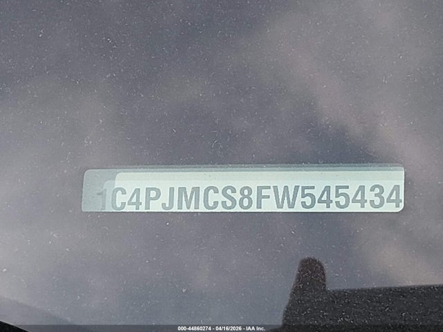 Aukcja sprzedaży 2015 Jeep Cherokee Latitude, vin: 1C4PJMCS8FW545434, numer aukcji: 44860274