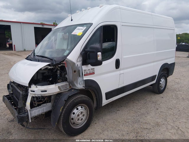 44860365 :رقم المزاد ، 3C6TRVBG7KE554082 vin ، 2019 Ram Promaster 1500 High Roof 136 Wb مزاد بيع