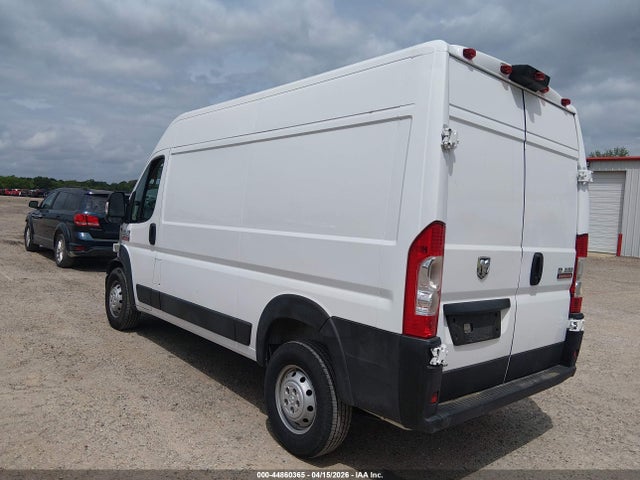 44860365 :رقم المزاد ، 3C6TRVBG7KE554082 vin ، 2019 Ram Promaster 1500 High Roof 136 Wb مزاد بيع